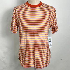 Obey Knit T-Shirt "Tribute" Burnt Orange/Multi